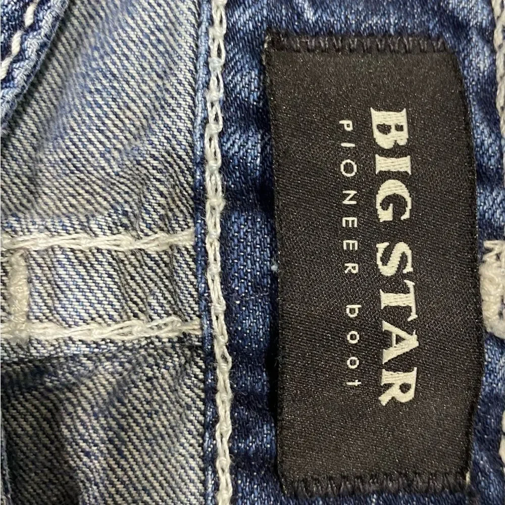 Big Star Pioneer Bootcut Jeans Men’s 32R (32x31) Medium Wash EUC